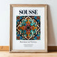 Sousse, Tunisia – Travel Wall Decor, in wooden frame leaning on the floor