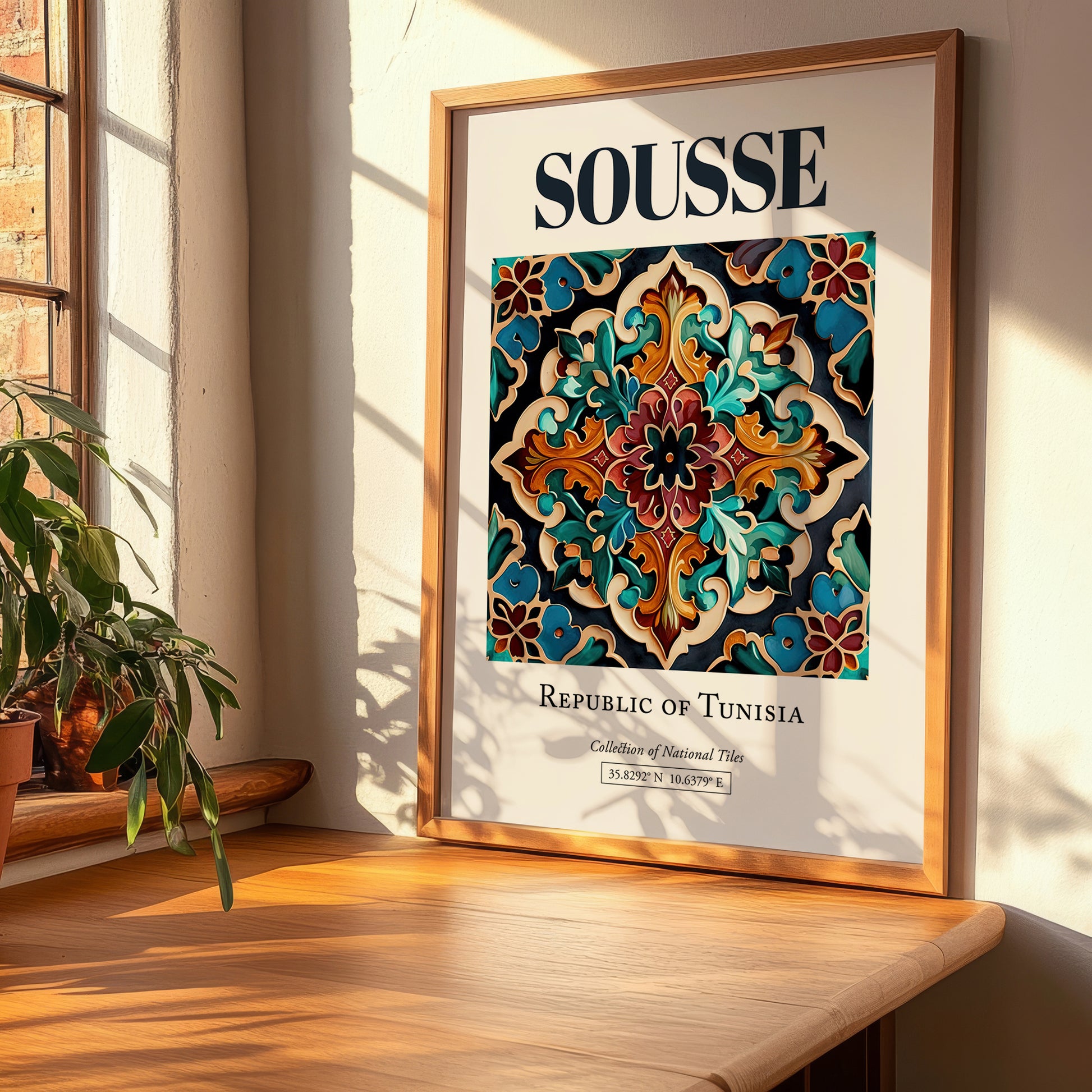 Sousse, Tunisia – Travel Wall Decor, clean layout with no caption