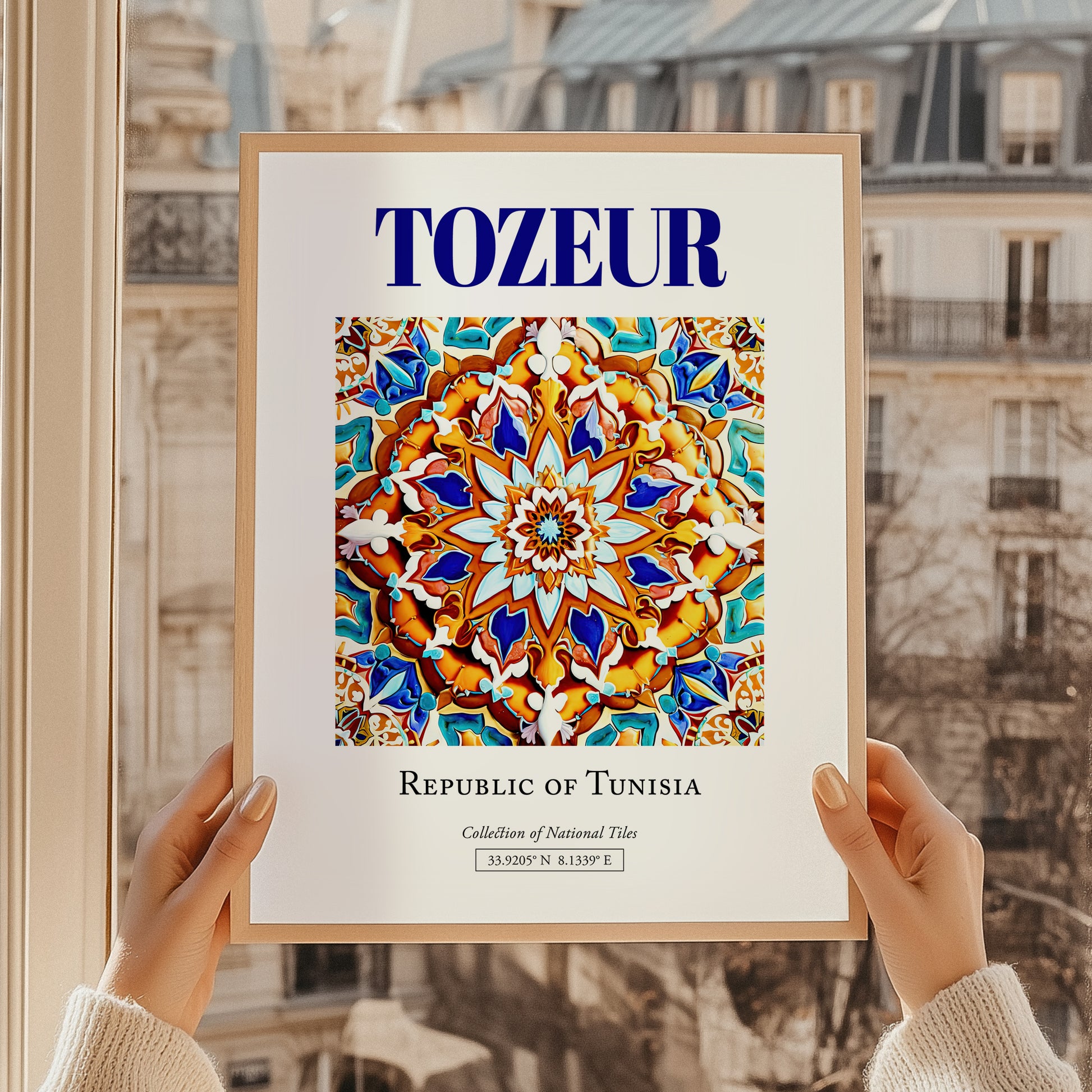 Tozeur, Tunisia – Tourist Destination Poster