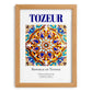 Tozeur, Tunisia – Tourist Destination Poster, set in oak frame