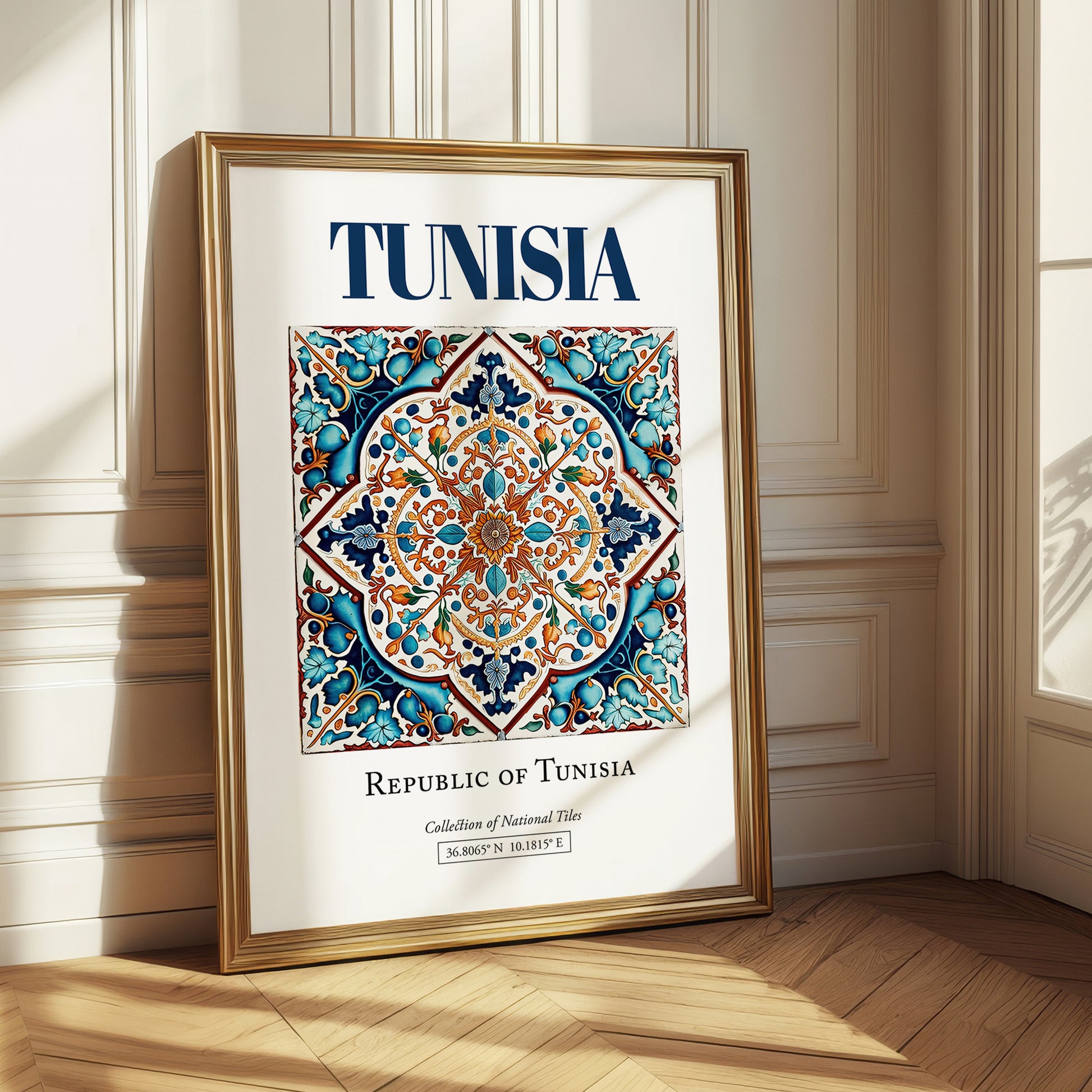 Tunisia, Tunisia – Historic Cities Art Print, styled in a charming Paris street view