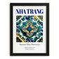 Nha Trang, Vietnam – Country Culture Poster, in sleek black frame
