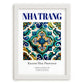 Nha Trang, Vietnam – Country Culture Poster, placed in minimal white frame