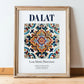 Da Lat, Vietnam – Country Culture Poster, in wooden frame leaning on the floor