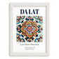 Da Lat, Vietnam – Country Culture Poster, placed in minimal white frame