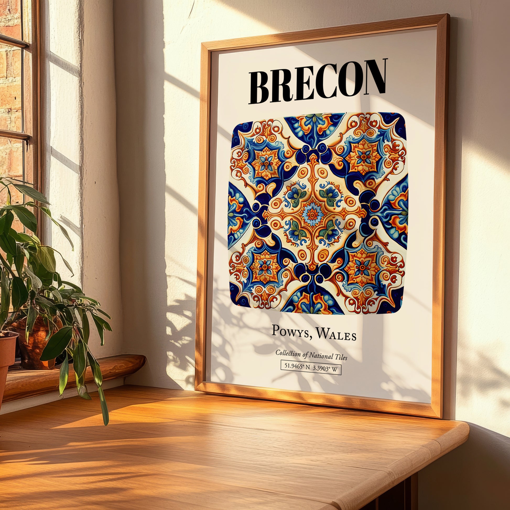 Brecon, Wales – Travel Print, clean layout with no caption