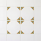 4er-Set Talavera-Motiv-Fliesen · 65% sparen