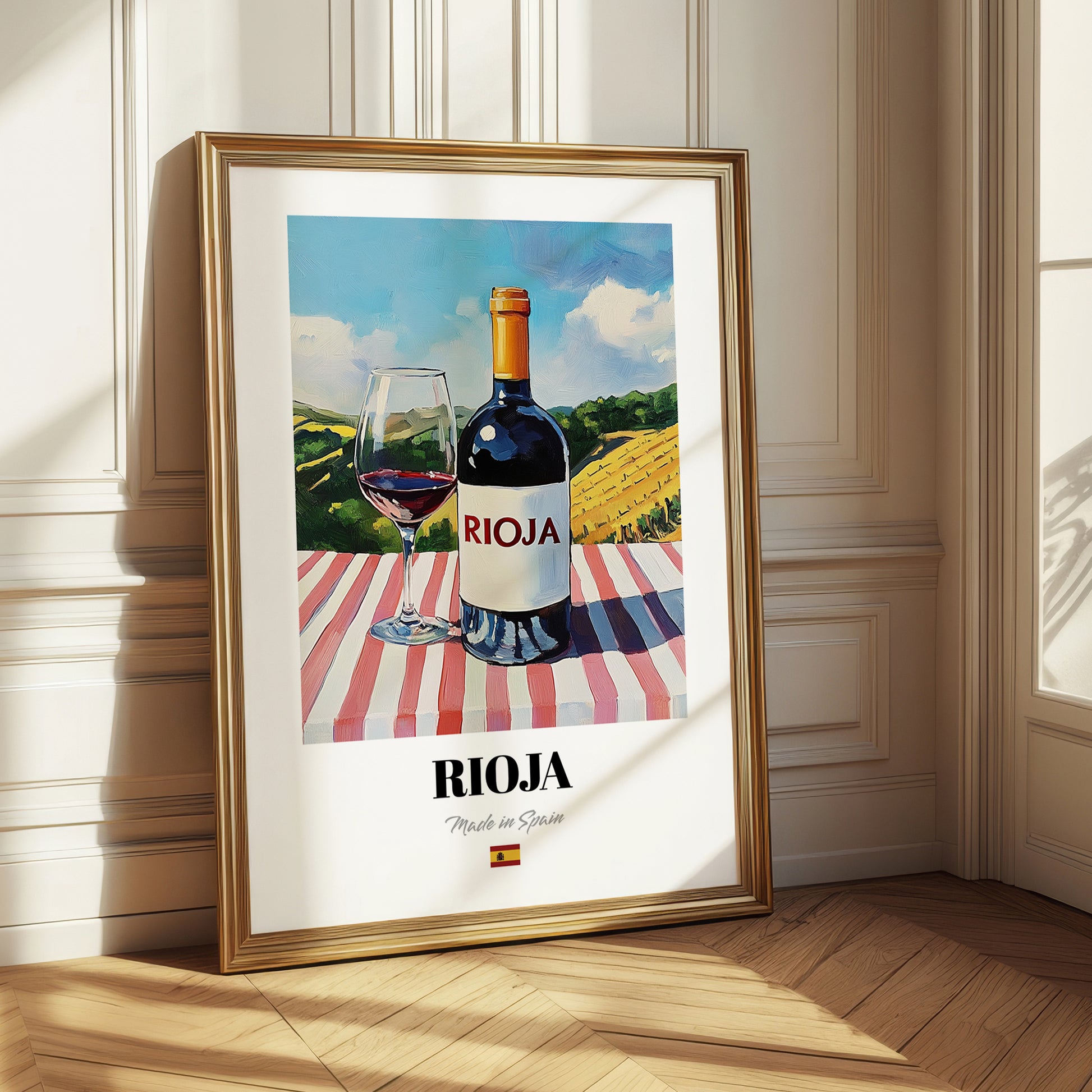 Rioja – Spanish Red Wine, Wine Bar Poster