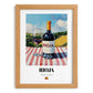 Rioja – Spanish Red Wine, Wine Bar Poster, set in oak frame