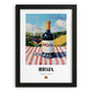 Rioja – Spanish Red Wine, Wine Bar Poster, in sleek black frame