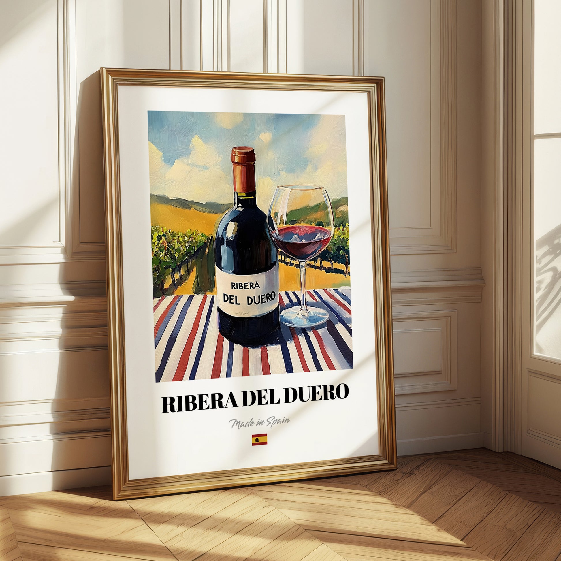 Ribera del Duero – Spanish Red Wine, Tasting Room Print
