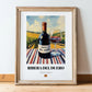 Ribera del Duero – Spanish Red Wine, Tasting Room Print, in wooden frame leaning on the floor
