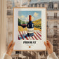 Priorat – Spanish Red Wine, Vinoteca Print, styled in a charming Paris street view