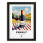 Priorat – Spanish Red Wine, Vinoteca Print, in sleek black frame