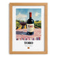 Toro – Spanish Red Wine, Vinoteca Poster, set in oak frame