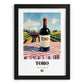 Toro – Spanish Red Wine, Vinoteca Poster, in sleek black frame