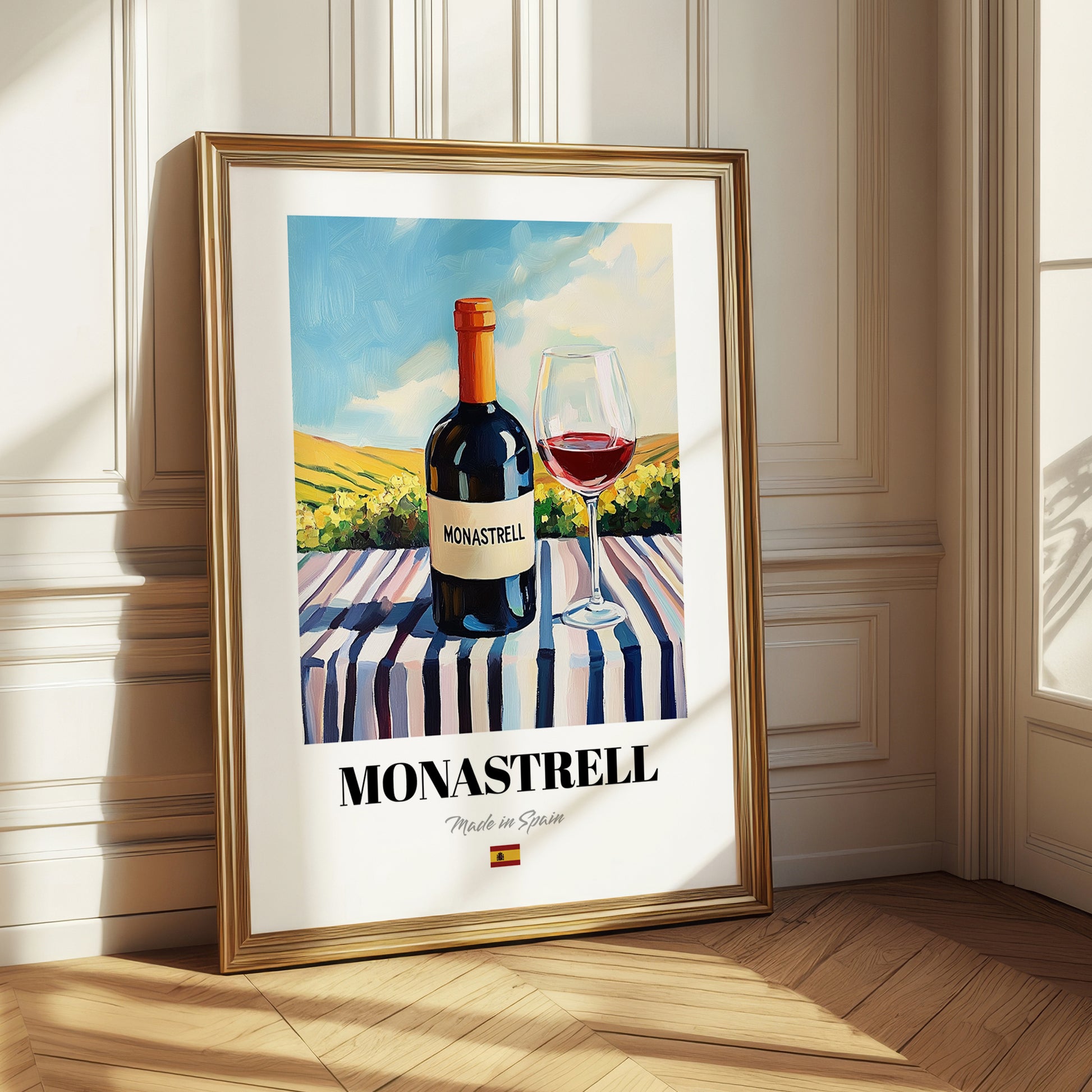 Monastrell – Spanish Red Wine, Vinoteca Painting