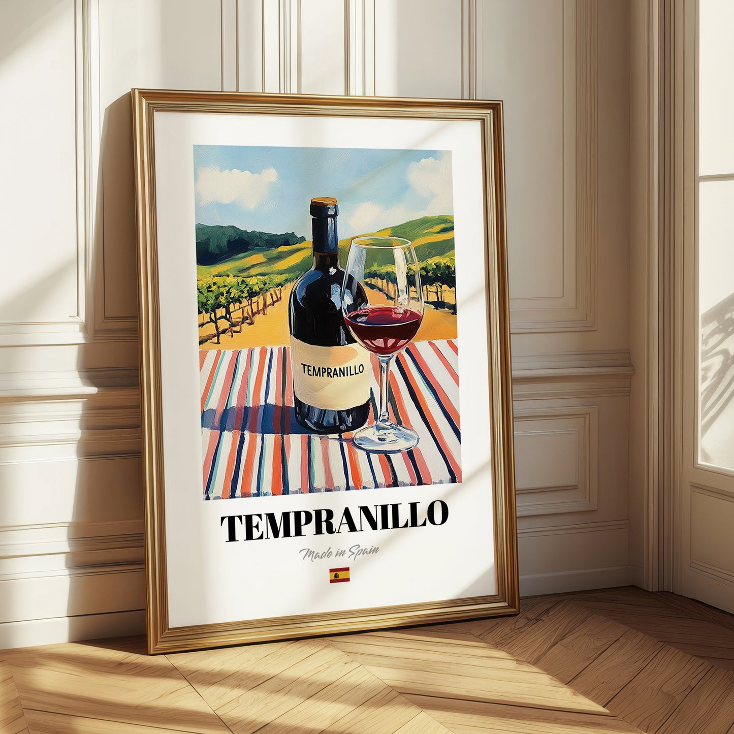 Tempranillo – Spanish Red Wine, Wine Bar Art
