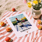 Garnacha – Spanish Red Wine, Bodega Wall Art, unframed on coastal sand