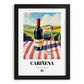 Cariñena – Spanish Red Wine, Vinoteca Poster, in sleek black frame