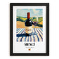 Mencí – Spanish Red Wine, Vinoteca Still Life, in sleek black frame