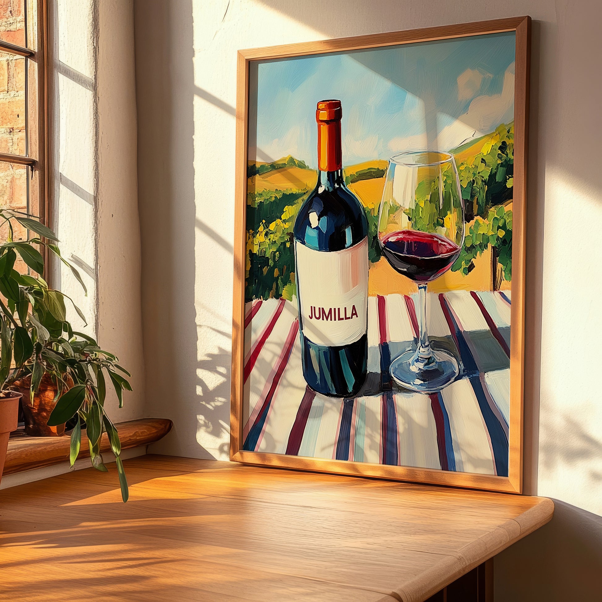 Jumilla – Spanish Red Wine, Wine Bar Poster, clean layout with no caption