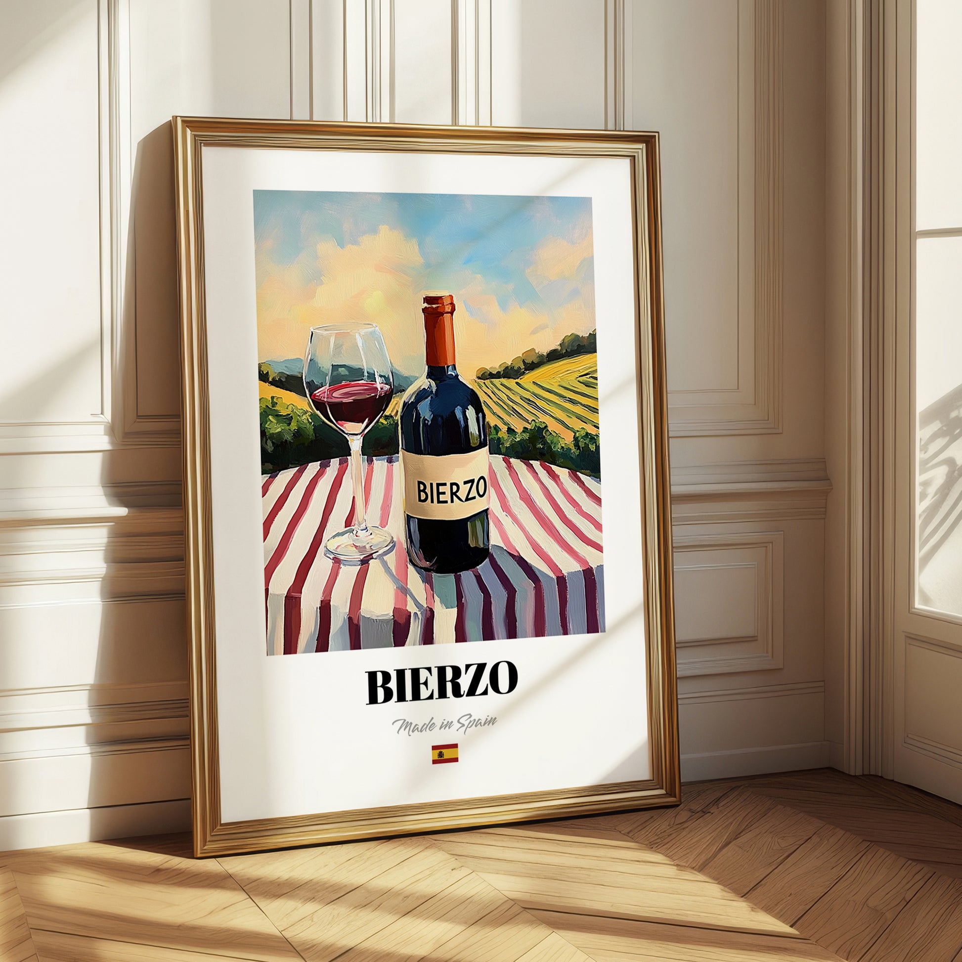 Bierzo – Spanish Red Wine, Vineyard Terrace Poster