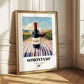 Somontano – Spanish Red Wine, Vineyard Terrace Poster