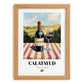 Calatayud – Spanish Red Wine, Vineyard Terrace Poster, set in oak frame