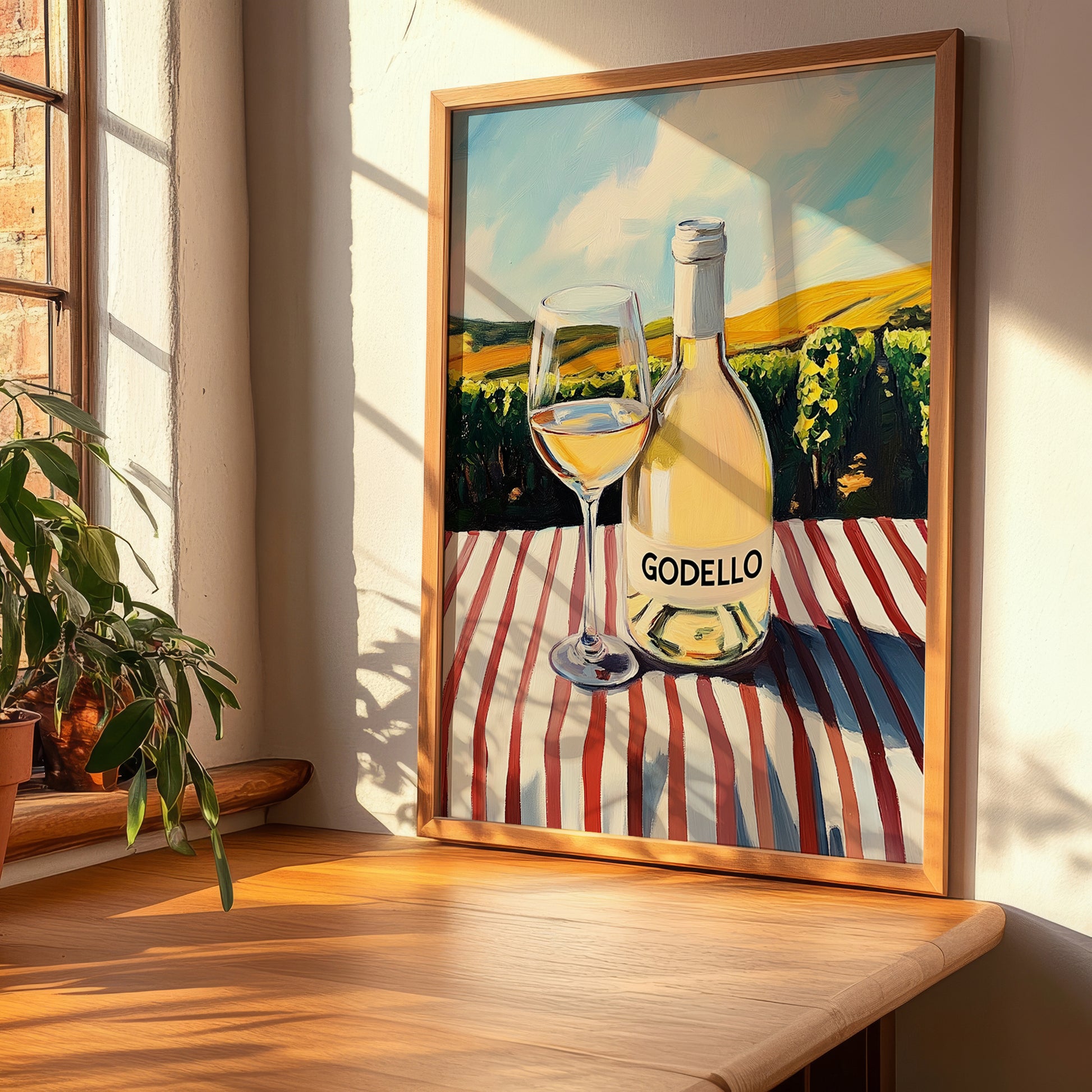 Godello – Spanish White Wine, Tasting Room Wall Art, clean layout with no caption