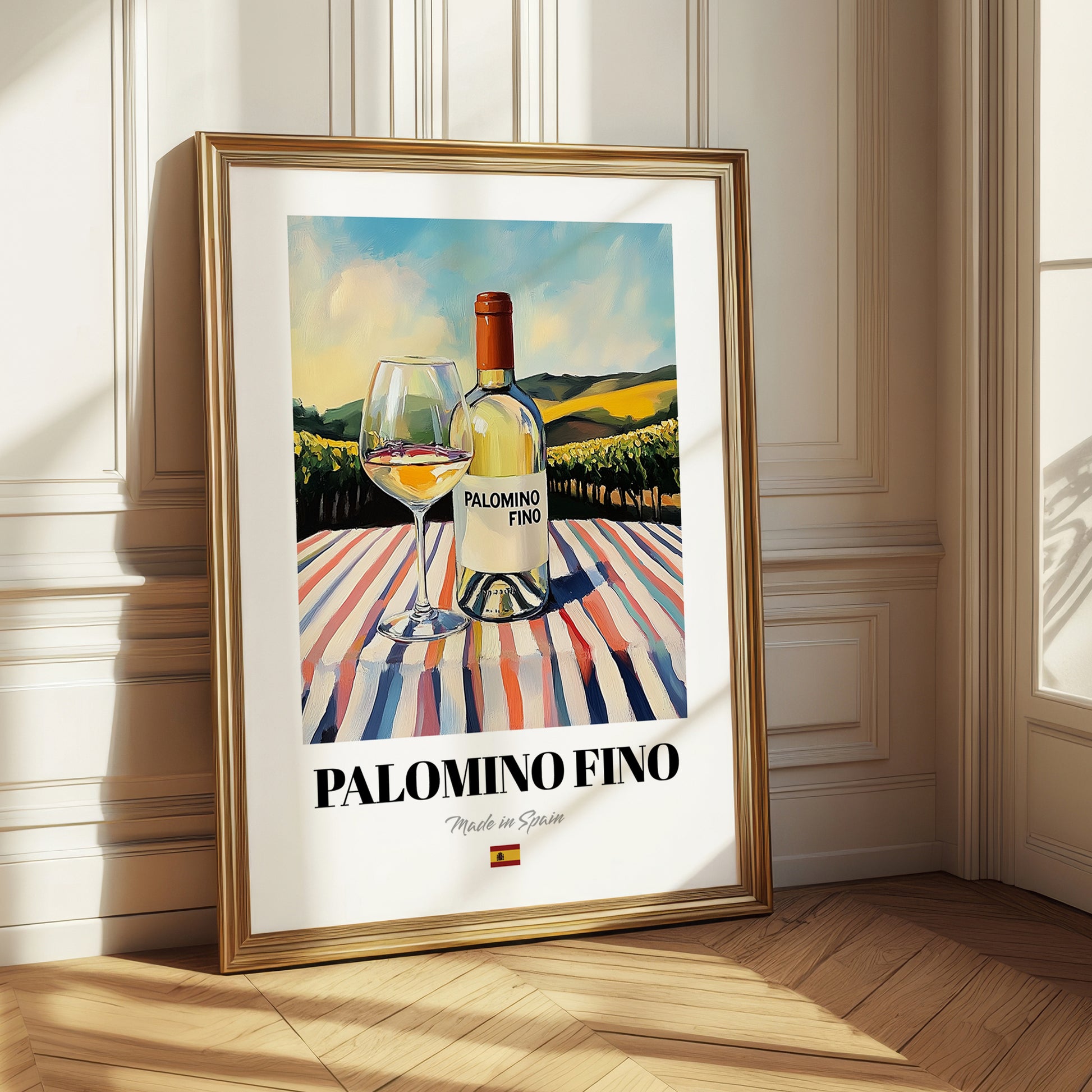 Palomino Fino – Spanish White Wine, Wine Bar Print