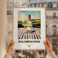 Palomino Fino – Spanish White Wine, Wine Bar Print, styled in a charming Paris street view