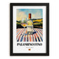 Palomino Fino – Spanish White Wine, Wine Bar Print, in sleek black frame