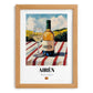 Airén – Spanish White Wine, Enoteca Wall Art, set in oak frame