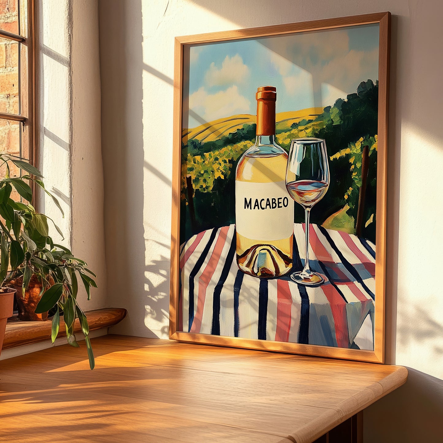 Macabeo – Spanish White Wine, Bodega Art, clean layout with no caption