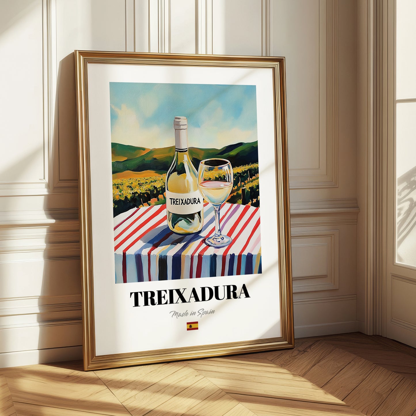 Treixadura – Spanish White Wine, Wine Bar Art