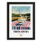 Treixadura – Spanish White Wine, Wine Bar Art, in sleek black frame