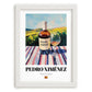 Pedro Ximénez – Spanish White Wine, Vinoteca Painting, placed in minimal white frame