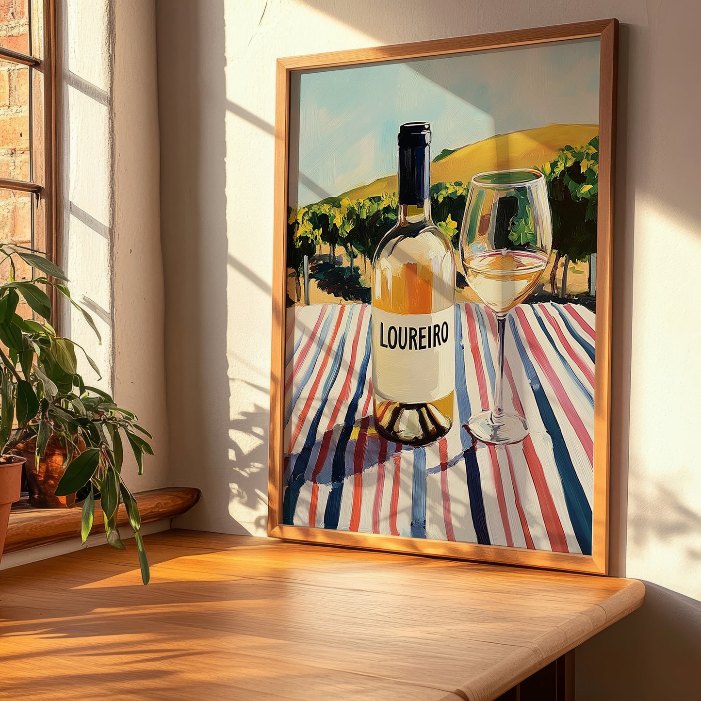 Loureiro – Spanish White Wine, Vinoteca Art, clean layout with no caption