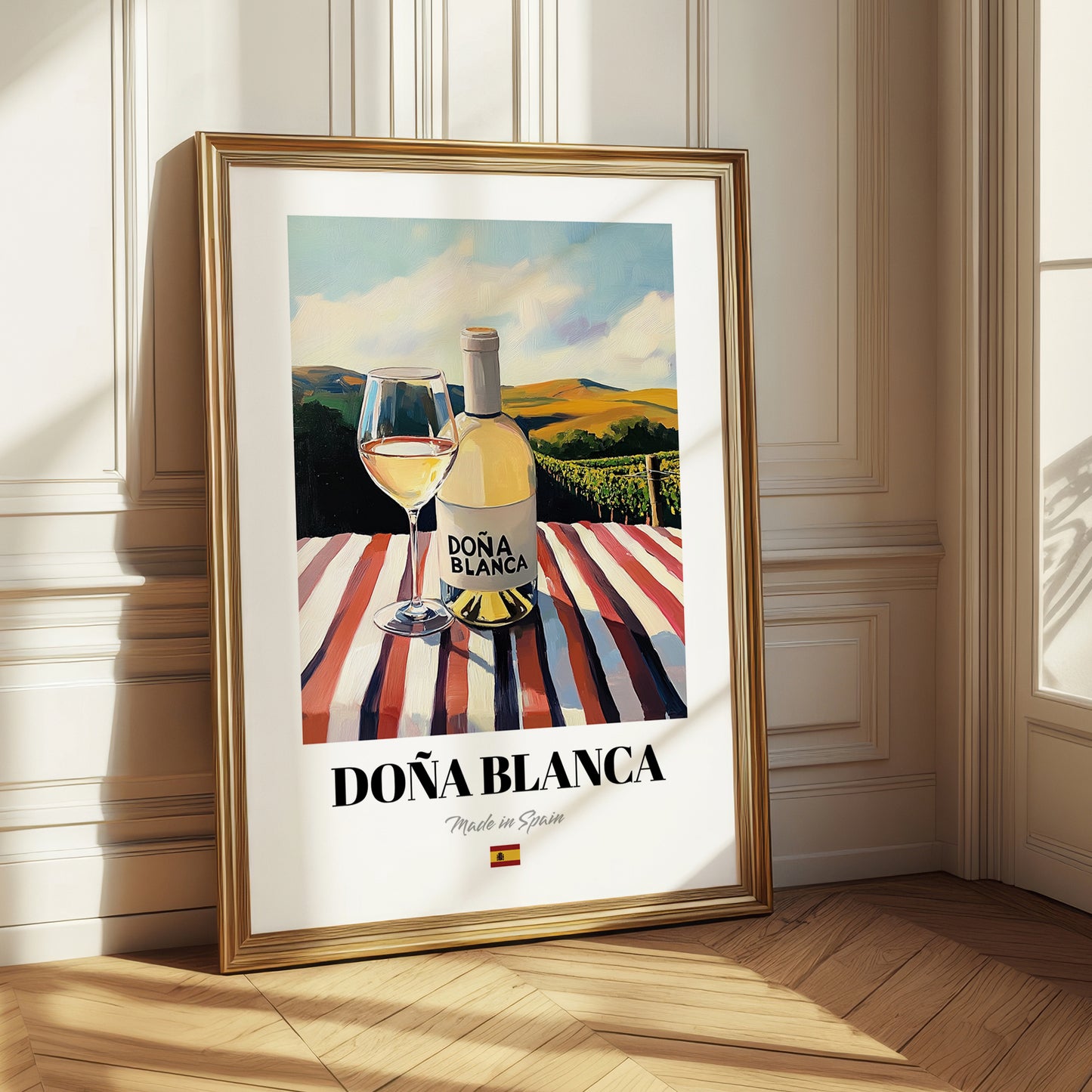 Doña Blanca – Spanish White Wine, Enoteca Still Life