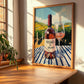 Rosado de Navarra – Spanish Rose Wine, Bodega Wall Art, clean layout with no caption