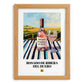 Rosado de Ribera del Duero – Spanish Rose Wine, Vineyard Terrace Wall Art, set in oak frame