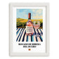 Rosado de Ribera del Duero – Spanish Rose Wine, Vineyard Terrace Wall Art, placed in minimal white frame