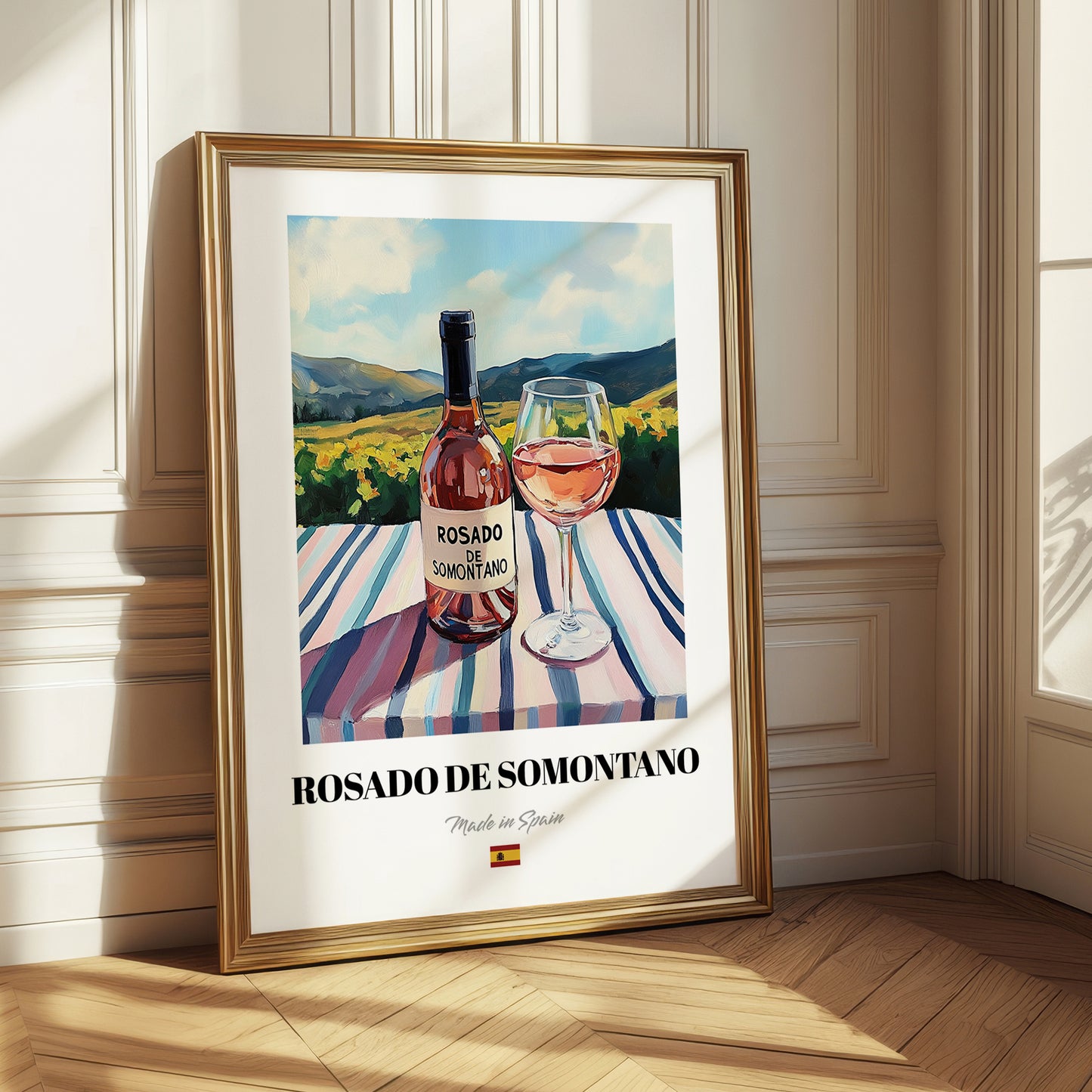Rosado de Somontano – Spanish Rose Wine, Bodega Painting