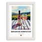 Rosado de Somontano – Spanish Rose Wine, Bodega Painting, placed in minimal white frame