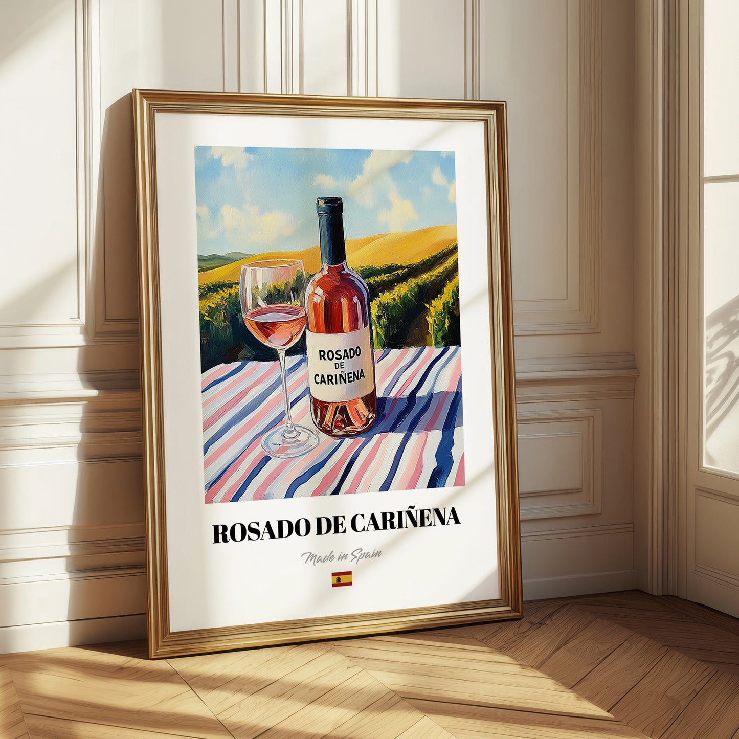 Rosado de Cariñena – Spanish Rose Wine, Wine Bar Poster