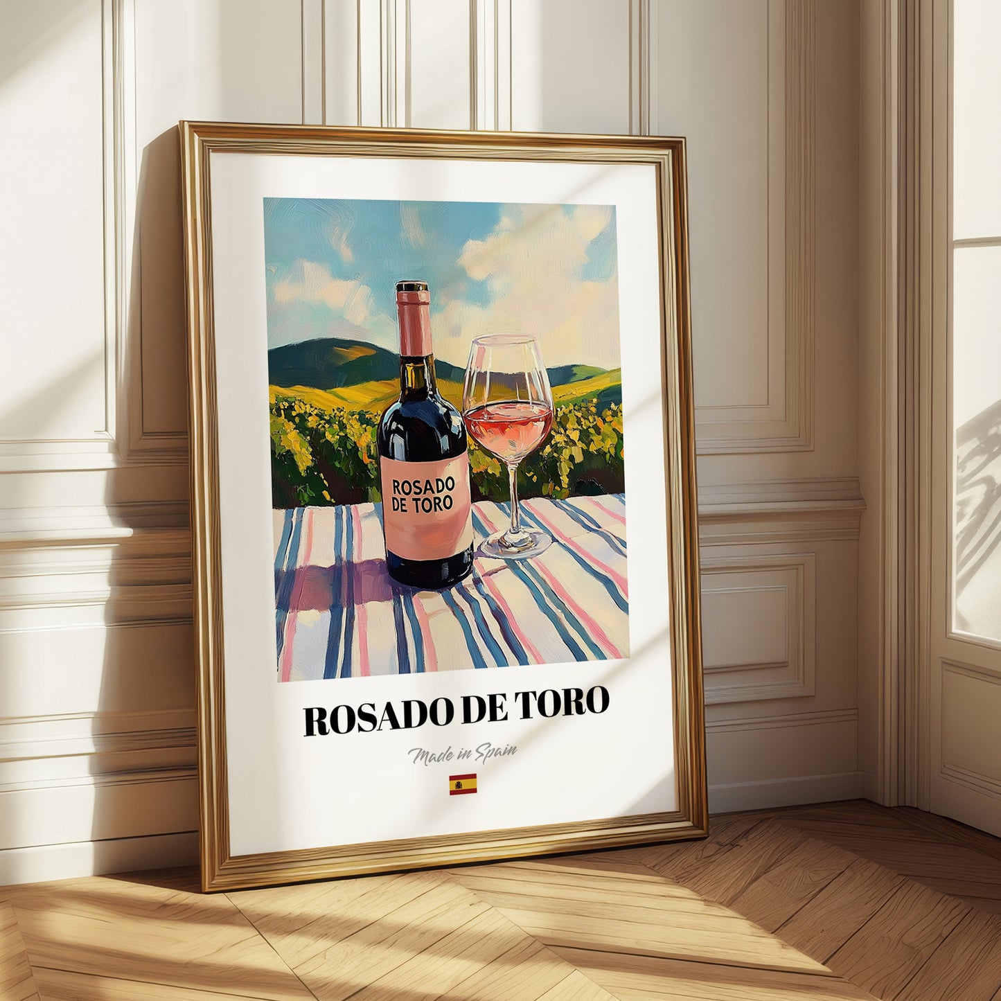 Rosado de Toro – Spanish Rose Wine, Tasting Room Print
