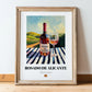 Rosado de Alicante – Spanish Rose Wine, Vinoteca Painting, in wooden frame leaning on the floor