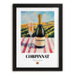 Corpinnat – Spanish Sparkling Wine, Wine Bar Wall Art, in sleek black frame
