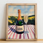 Clàssic Penedès – Spanish Sparkling Wine, Bodega Wall Decor, no-text version framed in wood